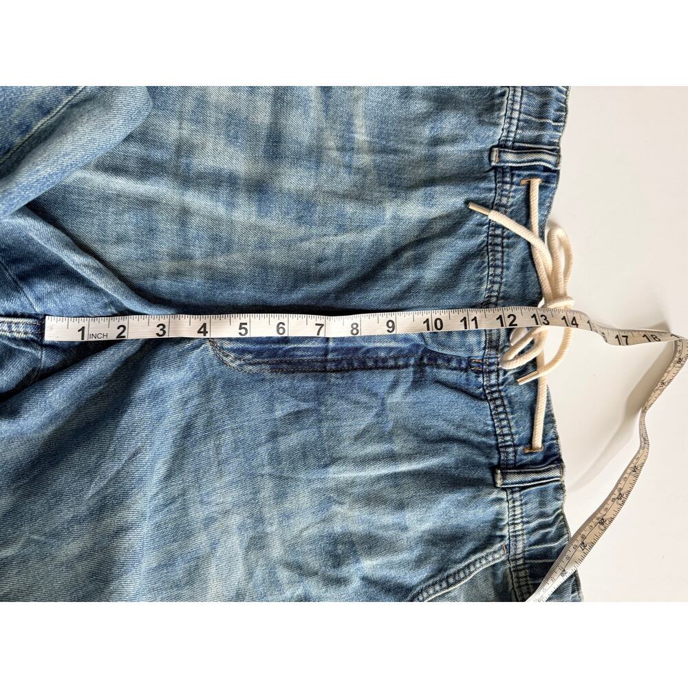 Pilcro Adi Pull-On Mid-Rise Flare Denim Jeans Anthropologie xl - Picture 7 of 9
